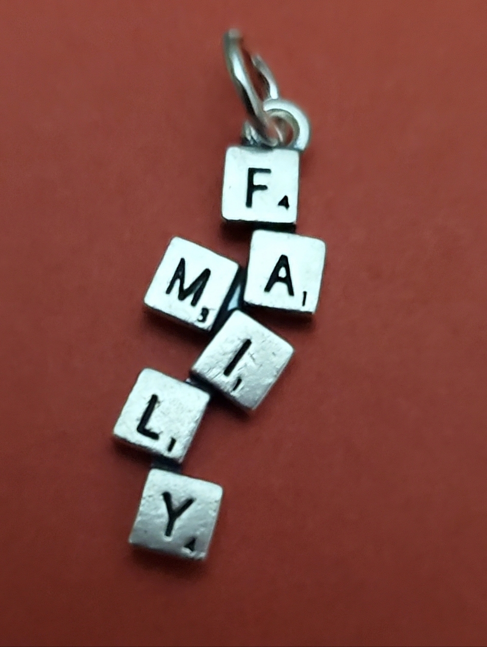 Lowest Price! James Avery Retired FAMILY TIME Charm 9.25 Sterling w/Loop&Box EUC